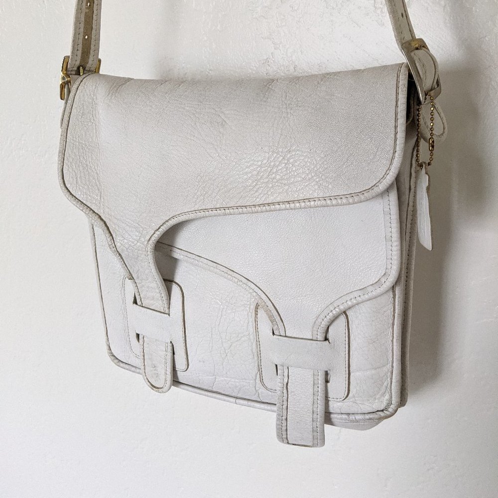 RARE Vintage Coach Double Flap Courier